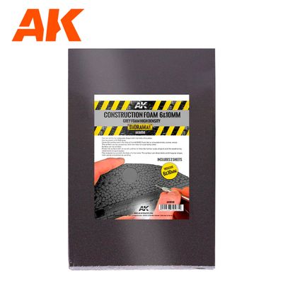 AK Interactive Construction Foam - 6 and 10mm (195x295) #AK-8098