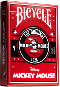 Bicycle - Disney Classic Mickey Red Playing Cards