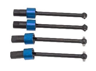 Hobby Details Traxxas 1/18 LaTrax Teton Aluminum CVD Driveshafts (4) - Assorted Colours, Colour: Blue HDTLTX004B