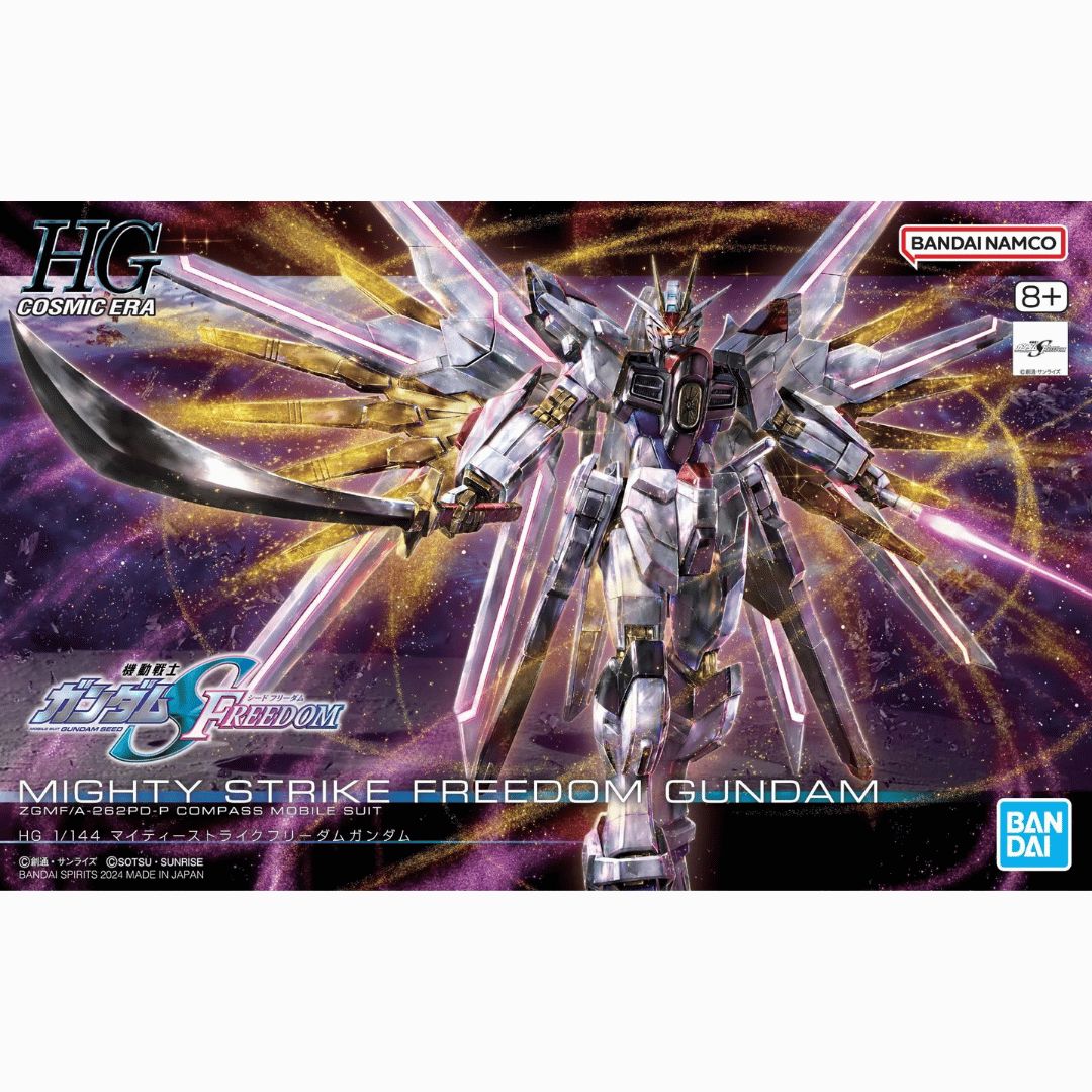 HGCE #250 1/144 ZGMF/A-262PD-P Mighty Strike Freedom Gundam #5066384 from Gundam SEED Freedom by Bandai