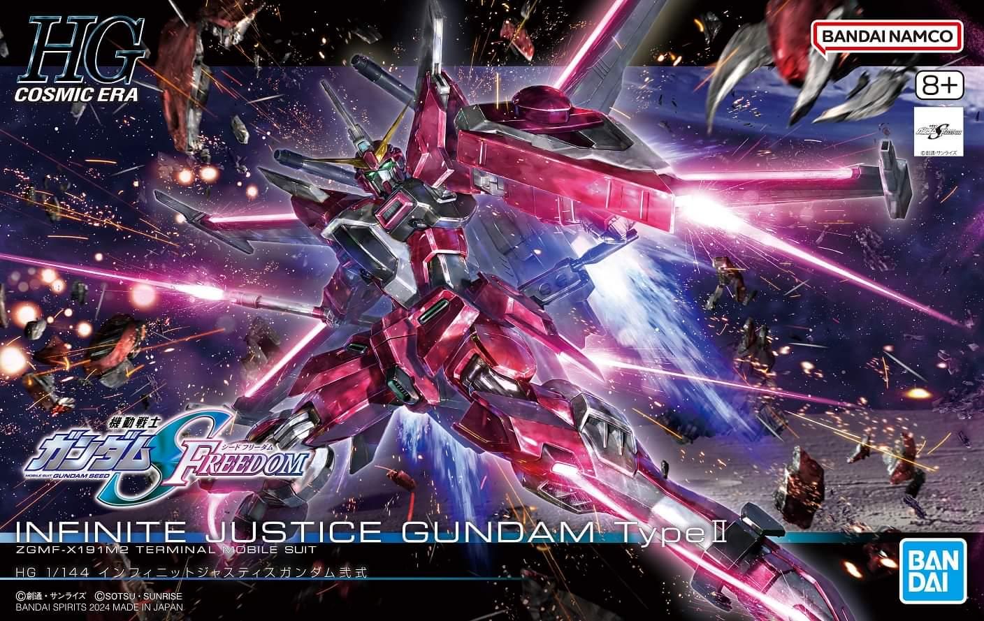 HGCE 1/144 ZGMF-X191M2 Infinite Justice Gundam Type II from Gundam SEED Freedom #5066692 by Bandai
