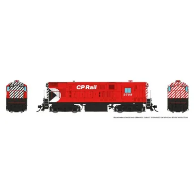 Rapido HO H16-44 (DC/DCC/Sound): CP Rail - Action Red Scheme: #8712 - 044539