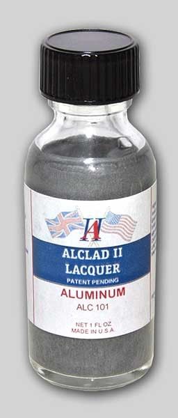 Alclad II Bottle Lacquer 30ml - Assorted Colours, Colour: Aluminum ALC 101