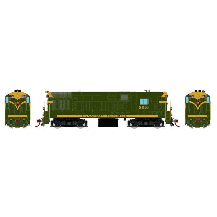 Rapido 044526 HO H16-44 (DC/DCC/Sound): CNR - Green Scheme: #2206