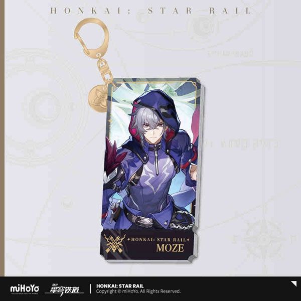 Honkai Star Rail Character Portrait Series Acrylic Keychain (The Hunt) Moze