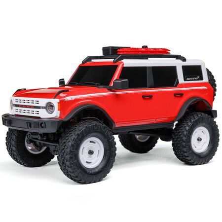 Axial SCX24 Ford Bronco Hard Body 1/24 4WD RTR Scale Mini Crawler w/2.4GHz Radio, Battery &amp; Charger - Assorted Colours, Colour: Heritage Edition Red AXI00006V2T6