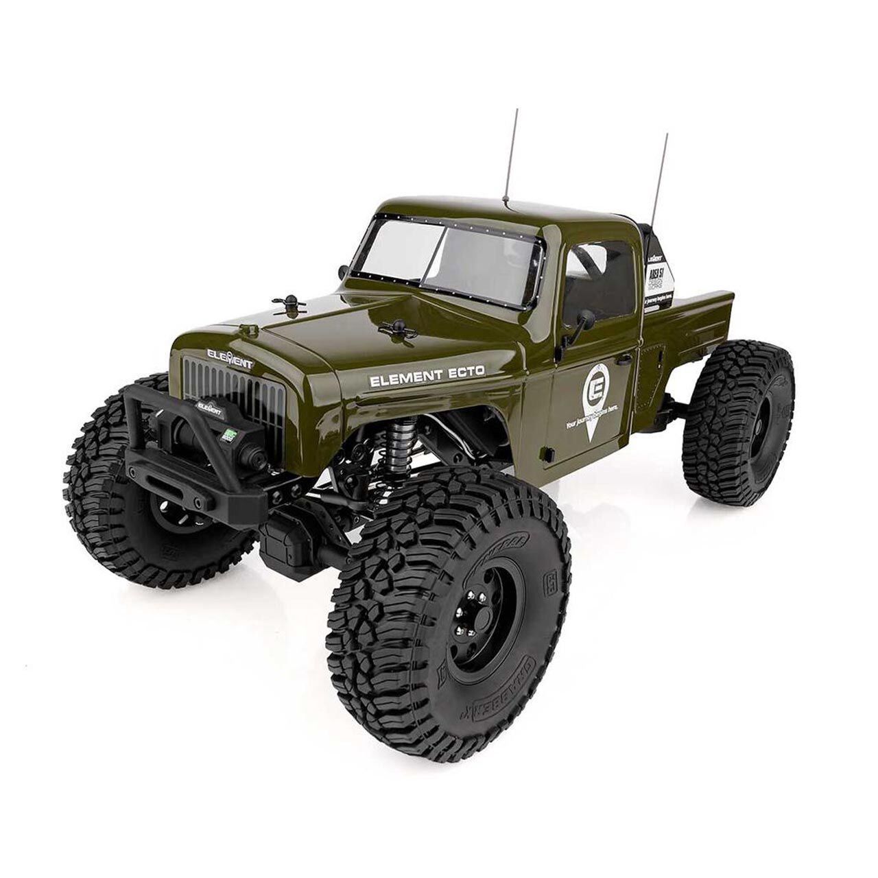 Element RC 1/10 4WD Rock Crawler RTR Enduro Ecto - Assorted Colours, Colour: Green ASC40117