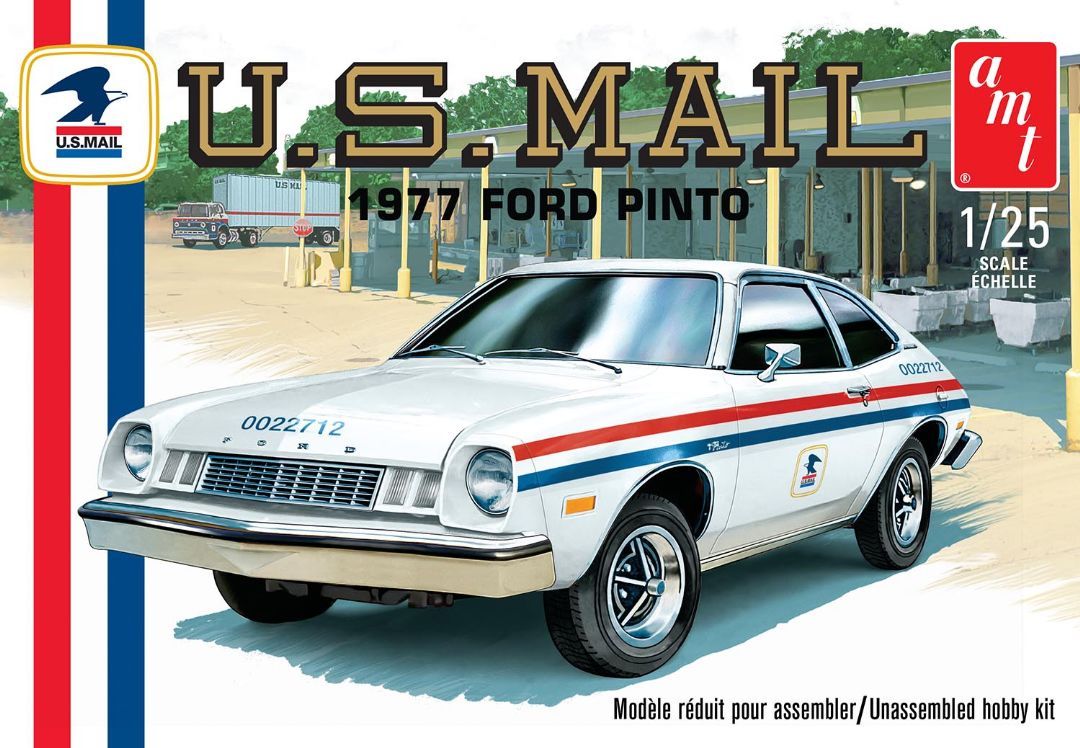 1977 Ford Pinto USPS 1/25 Model Car Kit #1350 by AMT