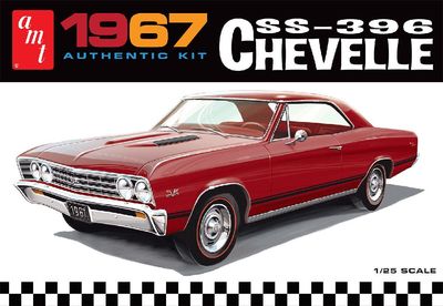 1967 Chevrolet Chevelle SS396 1/25 #1388 by AMT