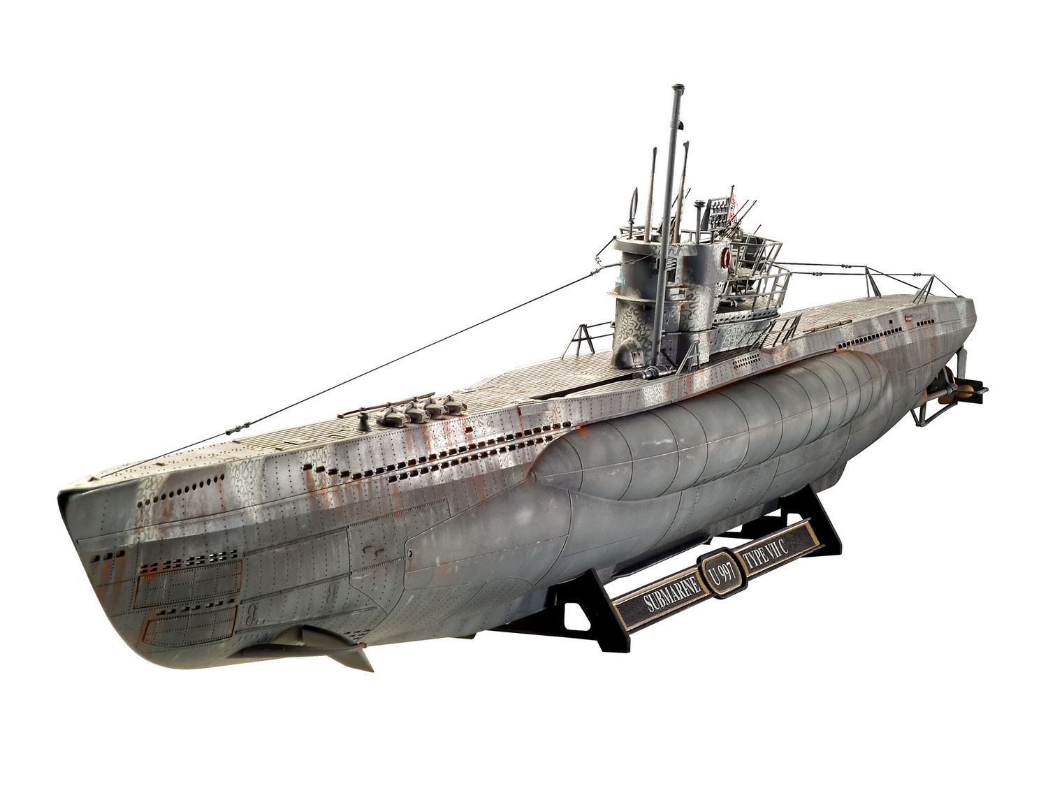 German Submarine Type VII C/41 1/72 Model Kit #5163 by Revell