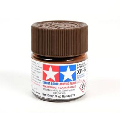 Tamiya XF Acrylic XF79 Linoleum Deck Brown