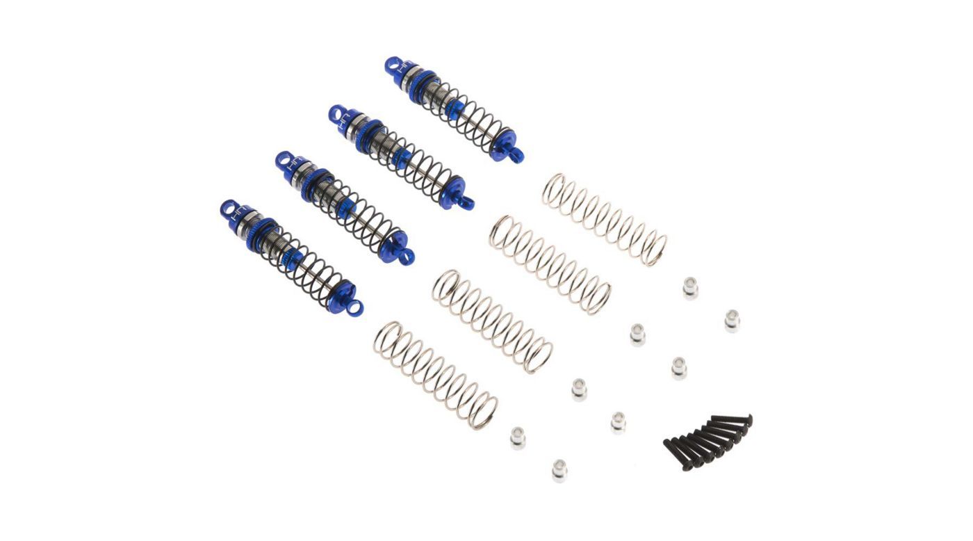 Hot Racing LaTrax Teton Threaded Aluminum Shocks Blue