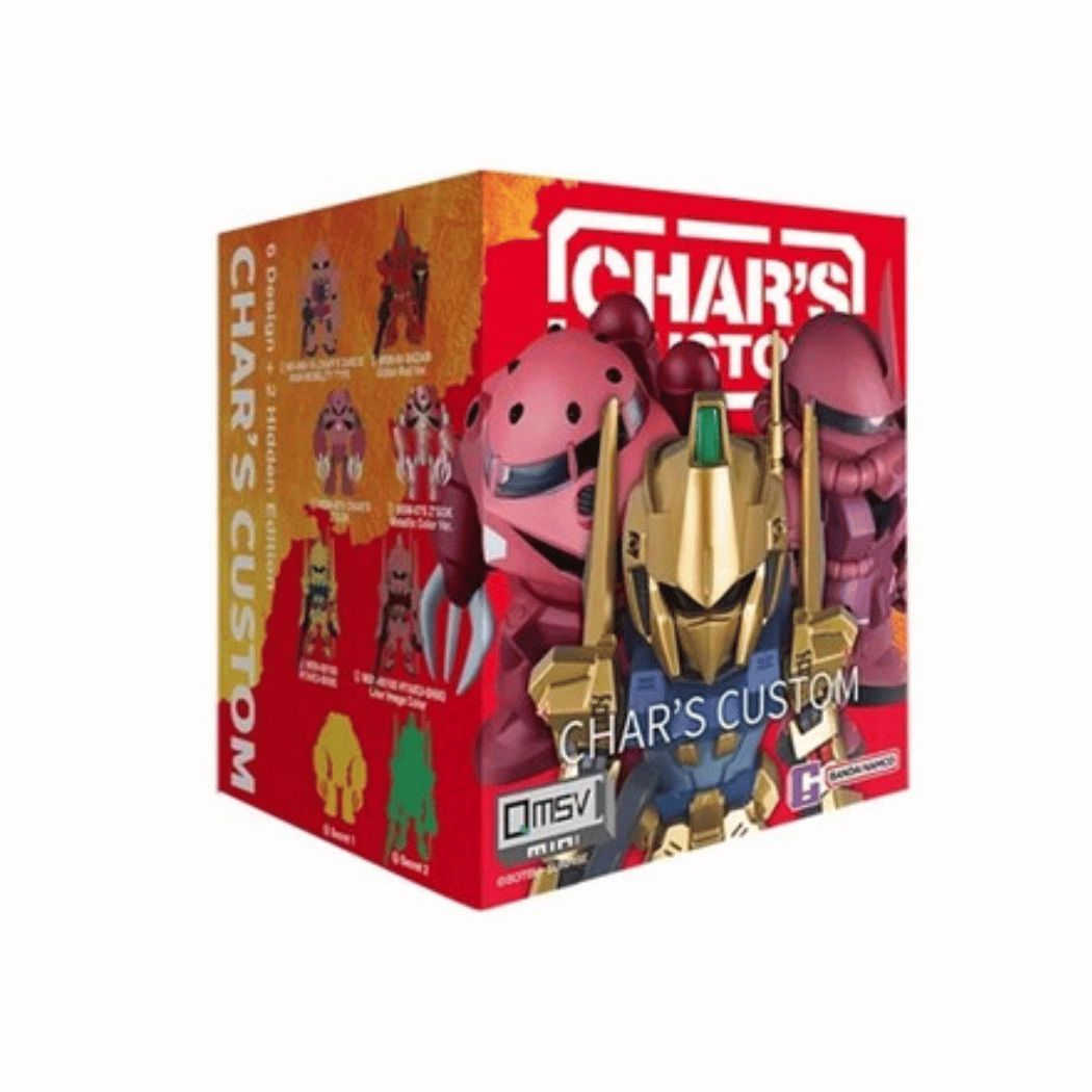 Bandai Bnesh Qmsv Mini Char's Custom Gundam (EA Blind Box)