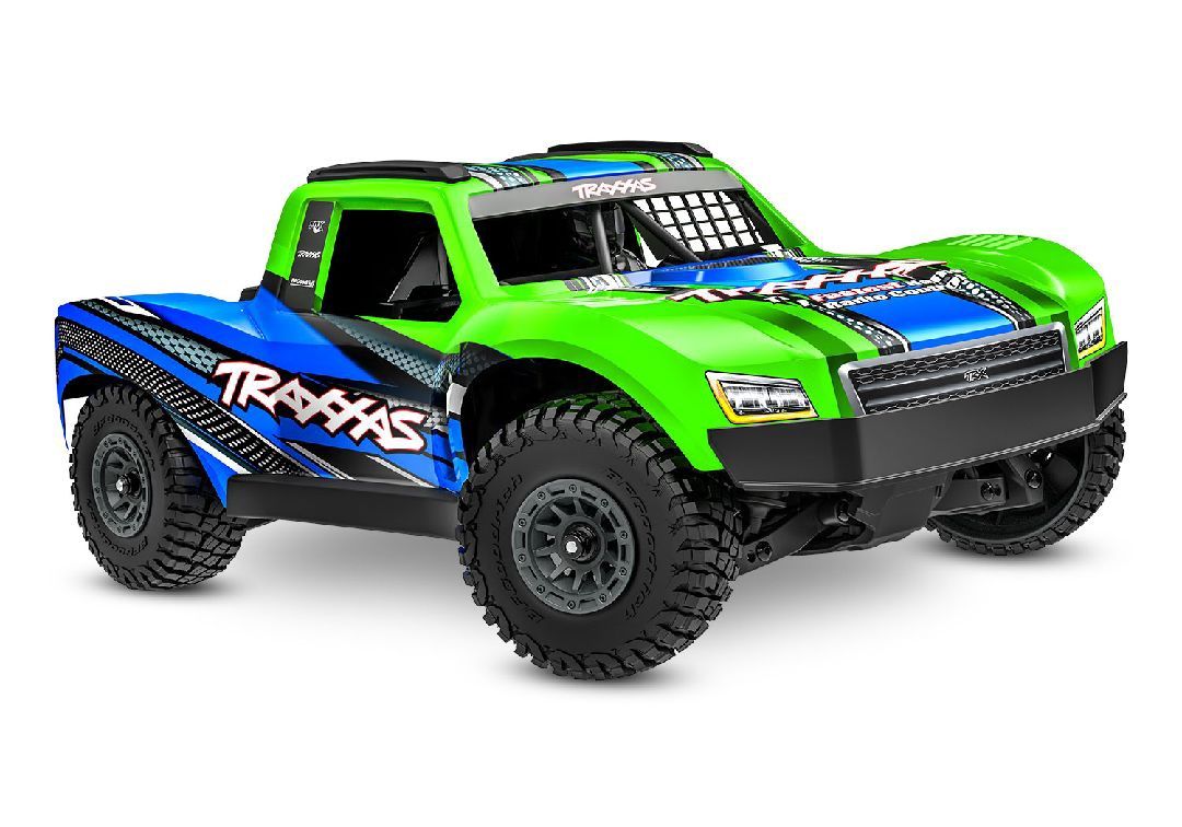 Traxxas Mini Slash BL-2S 4x4 RTR (B&amp;C included) - Assorted Colours TRA108164-1, Colour: Green TRA108164-1GREEN
