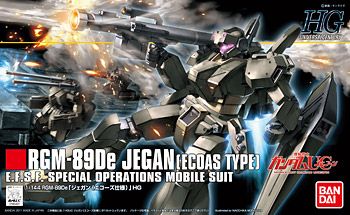HGUC #123 1/144 RGM-89De Jegan (ECOAS Type) #5056833 by Bandai