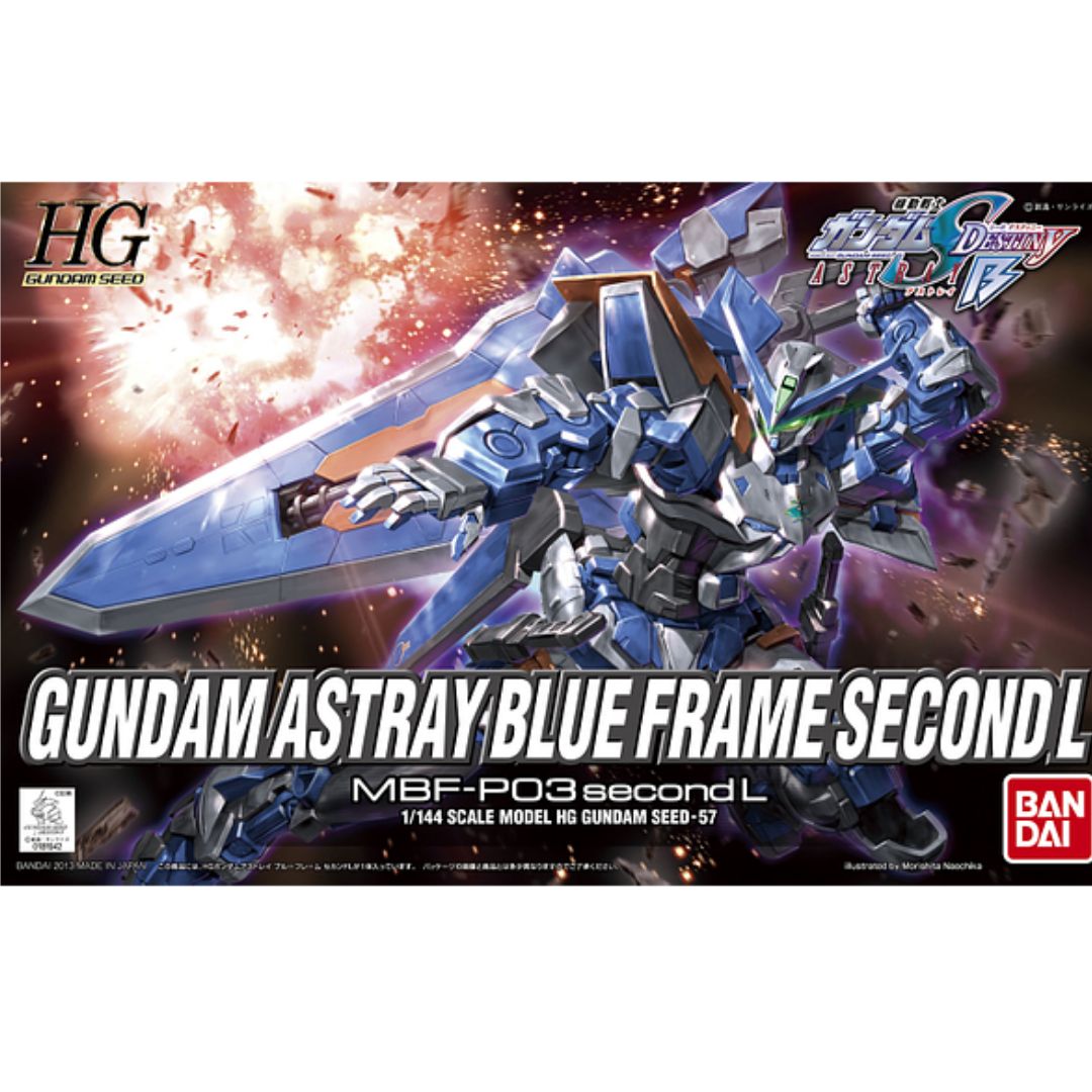 HG SEED #57 1/144 MBF-P03 Gundam Astray Blue Frame Second L #5055601 by Bandai