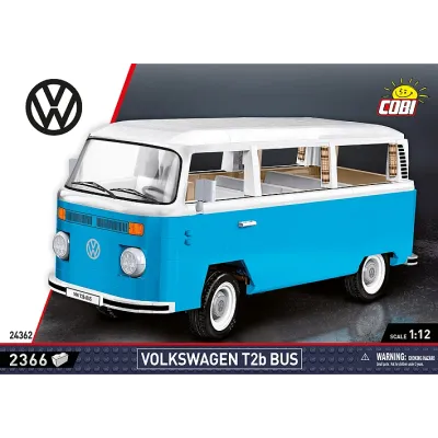 Cobi Volkswagen: 24362 T2b Bus 1/12 2366 PCS