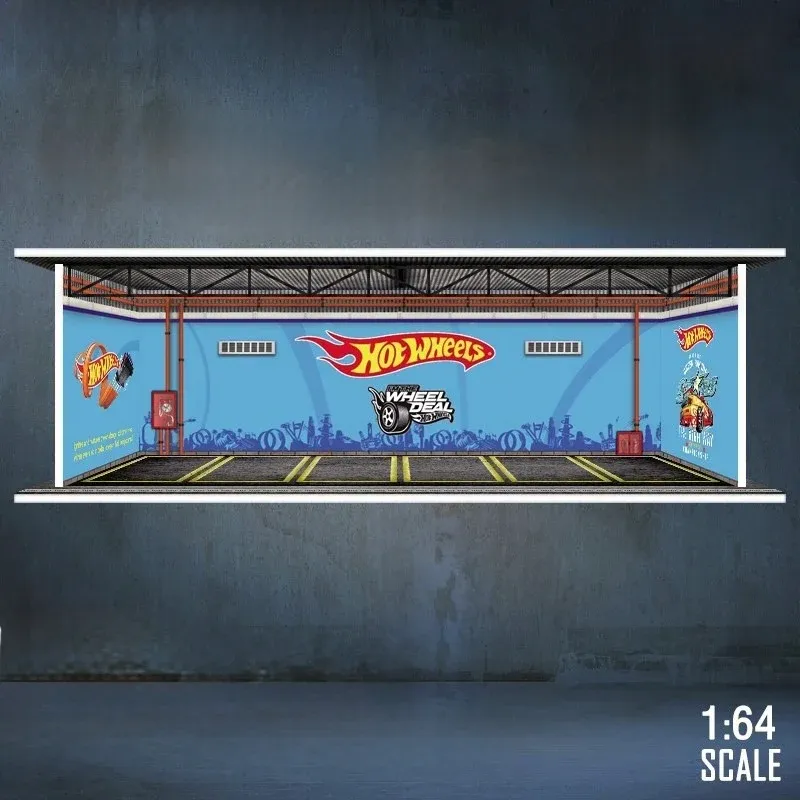 Cardinal 1/64 Diorama Kit Hot Wheels Garage