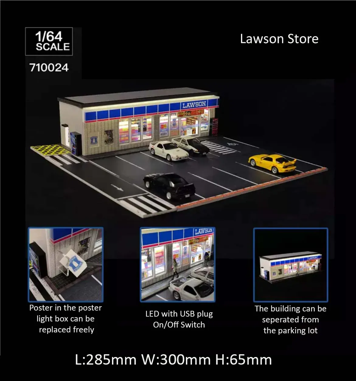 Cardinal 1/64 Diorama Kit Lawson Store - 710024