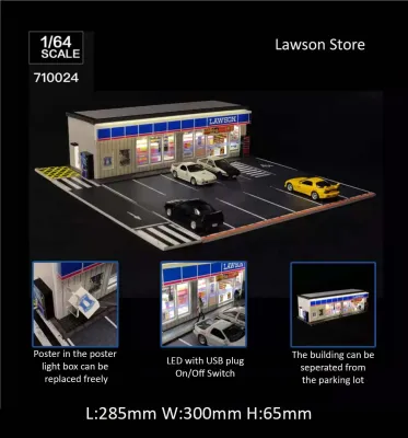 Cardinal 1/64 Diorama Kit Lawson Store - 710024