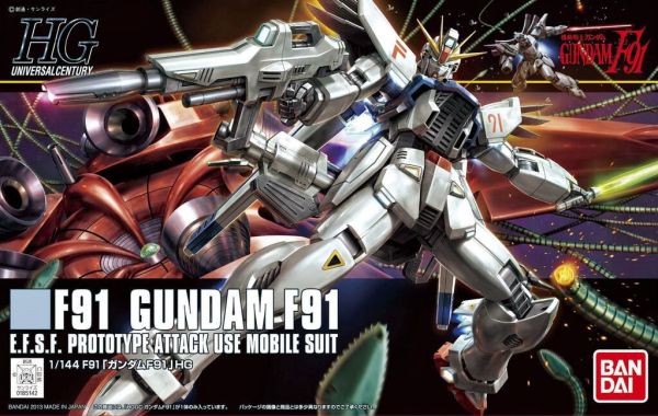 HGUC #167 1/144 Gundam F91 #5057955 by Bandai