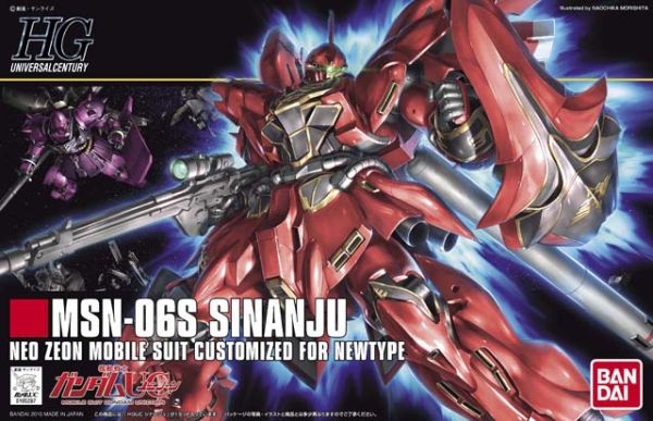 HGUC #116 1/144 MSN-06S Sinanju #5058813 by Bandai