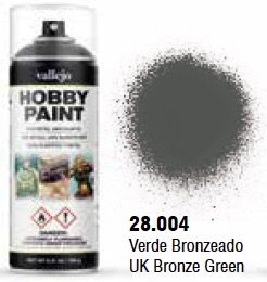 VAL28004 UK Bronze Green Aerosol (400ml) WWII AFV Color Primer