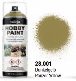 VAL28001 Panzer Yellow Aerosol (400ml) WWII AFV Color Primer