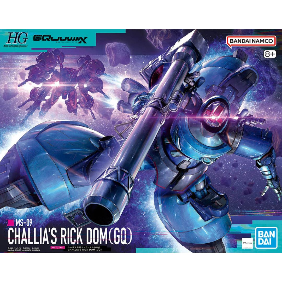 HG GQuuuuuuX 1/144 Challia's Rick Dom (GQ) #5072018 by Bandai