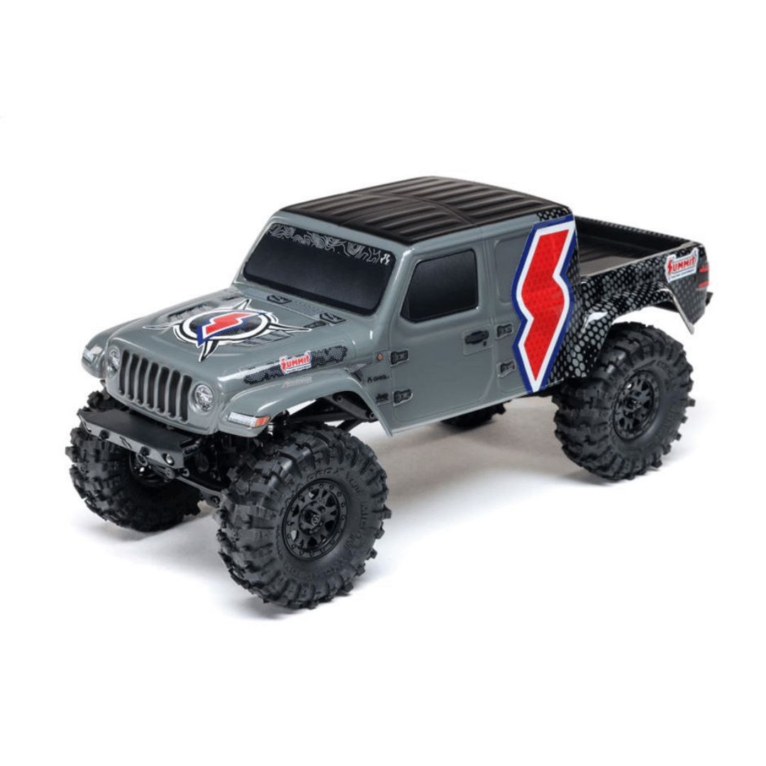 Axial SCX24 Summit Racing Jeep® JT Gladiator 1/24 4WD RTR Scale Mini Crawler (Grey) w/2.4GHz Radio, Battery &amp; Charger - AXI-2324