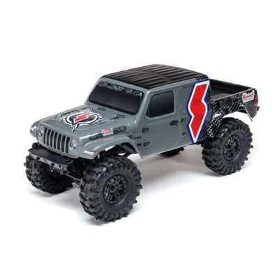 Axial SCX24 Summit Racing Jeep® JT Gladiator 1/24 4WD RTR Scale Mini Crawler (Grey) w/2.4GHz Radio, Battery &amp; Charger - AXI-2324
