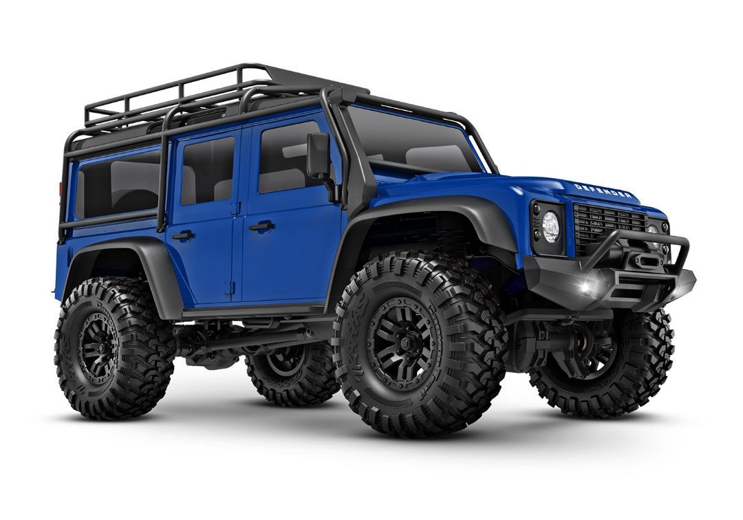 Traxxas 1/18 4WD Crawler RTR TRX-4M Land Rover Defender - Assorted Colours TRA97054-1, Colour: Blue TRA97054-1BLUE