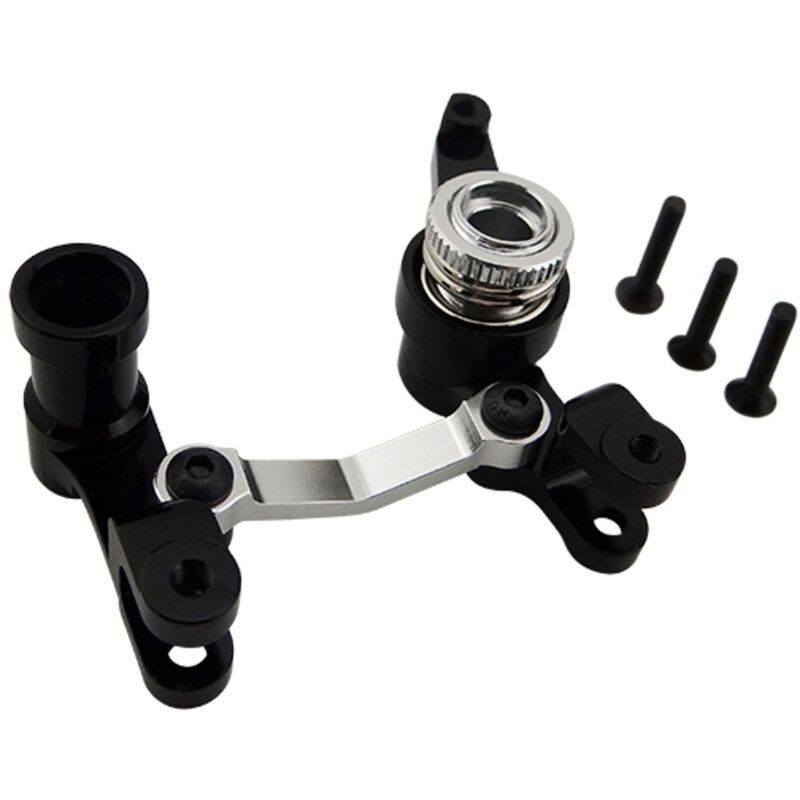 Hot Racing Adjustable Steering Bellcrank &amp; Servo Saver for Traxxas Slash 4x4 - HRASLF4801