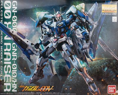 MG 1/100 GN-0000+GNR-010/XN 00 XN Raiser #5062848 by Bandai
