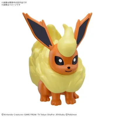 Flareon Pokemon Model Kit #5072082 by Bandai