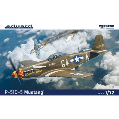 P-51D-5 Mustang Weekend Edition 1/72 #7476 by Eduard