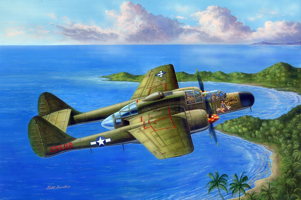 P-61A Black Widow 1/48 #81730 by Hobby Boss