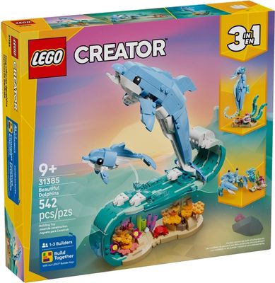 Lego Creator 3-in-1: Beautiful Dolphins 31385