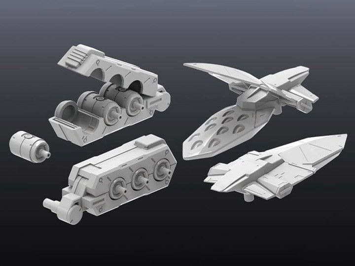 Builders Parts HD 1/144 MS Funnel 01 #091400 by Bandai