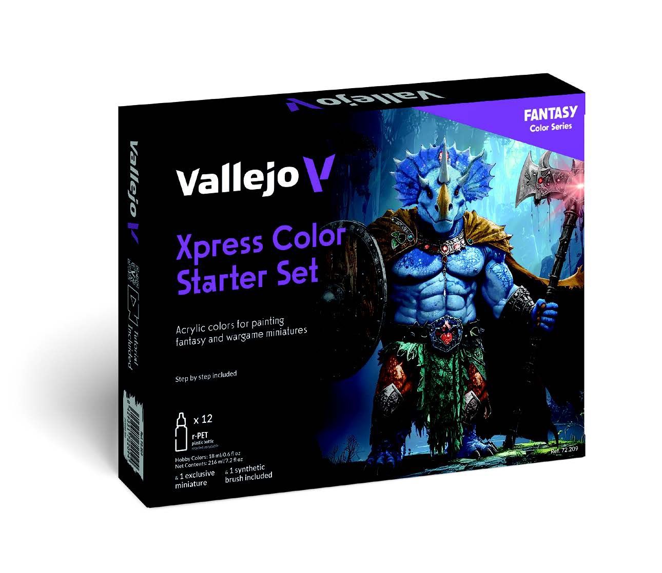 Vallejo Xpress Colour Starter Set 12 Colour - VAL72209