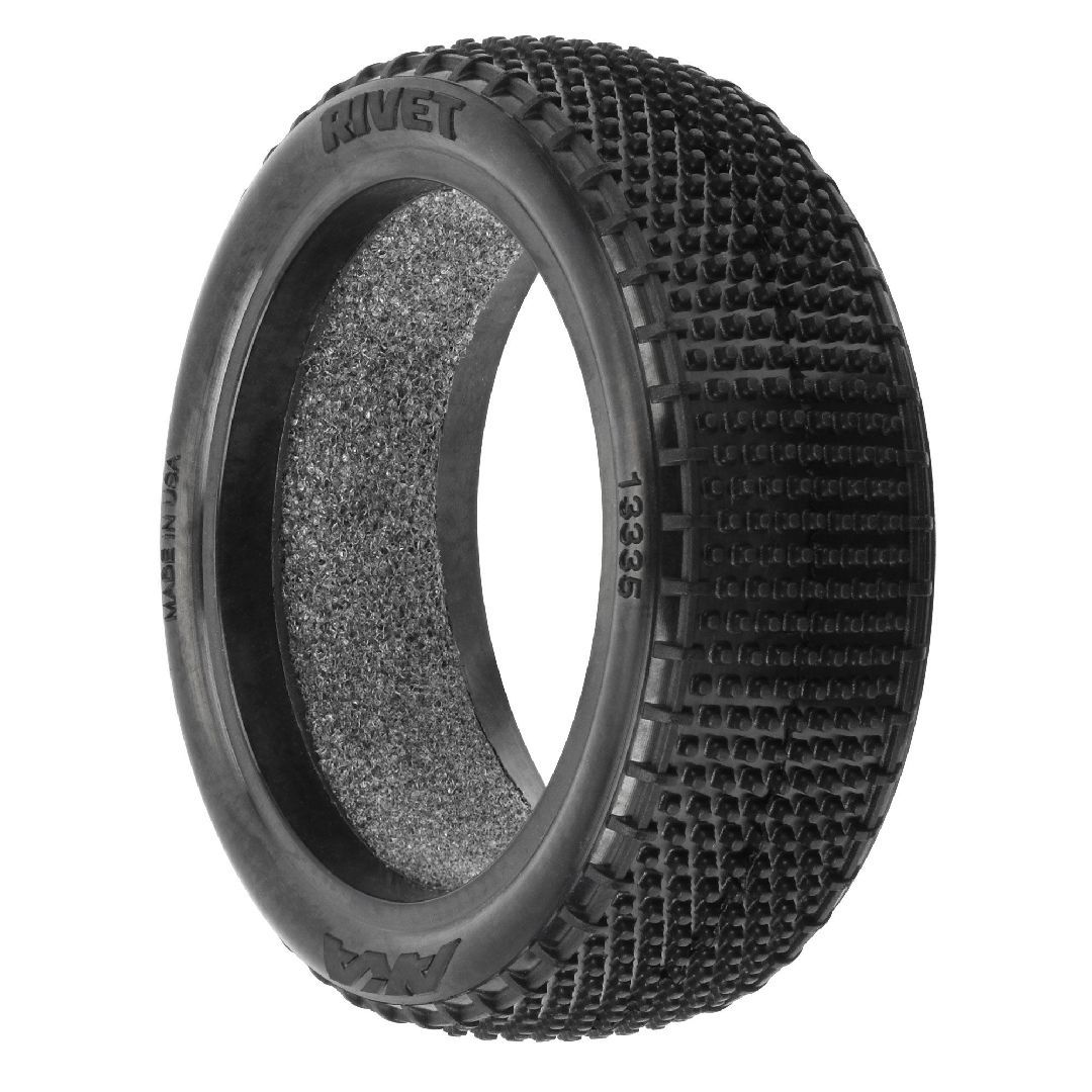 AKA Rivet Carpet 2.2" 4WD Front Buggy Tires (2) (Medium) - AKA13335HR