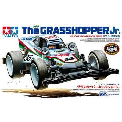Tamiya 1/32 The Grasshopper VZ Chassis (Mini 4wd Kit) - TAM18105