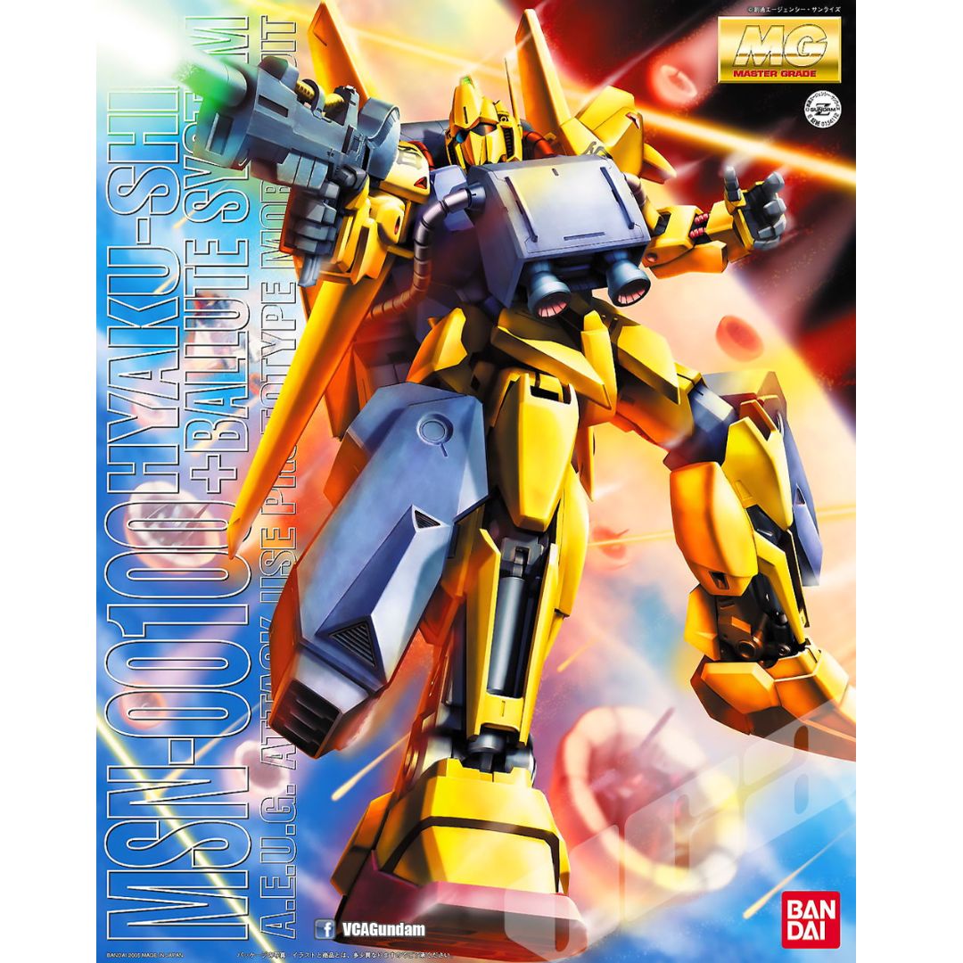MG 1/100 RX-00100 Hyaku Shiki + Ballute System #5184125 by Bandai