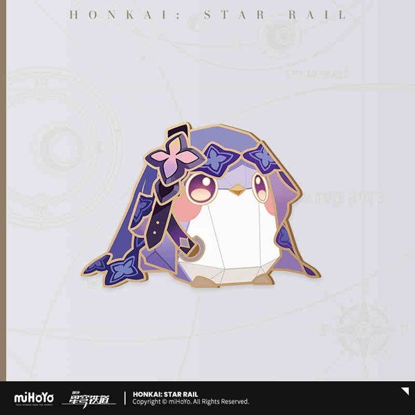 Honkai: Star Rail Owlbert's Parlour Series Metal Badge Black Swan Bird
