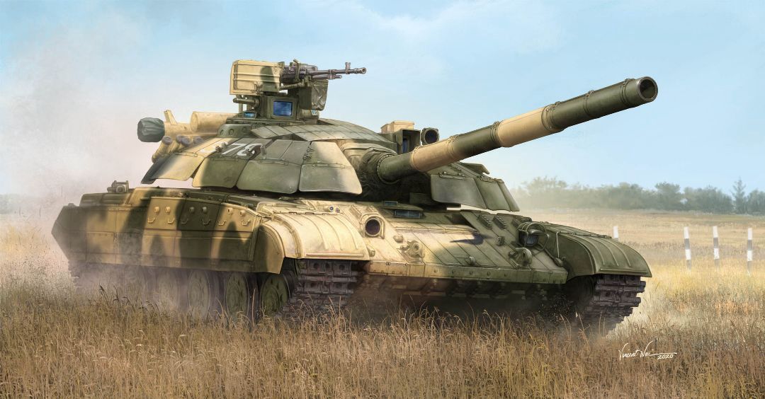 Ukraine T-64BM Bulat Main Battle Tank 1/35 #09592 by Trumpeter