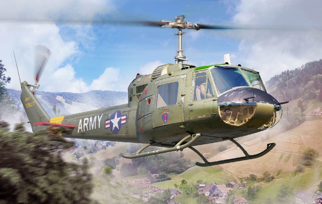 UH-1B Huey 1/35 #05111 by Trumpeter