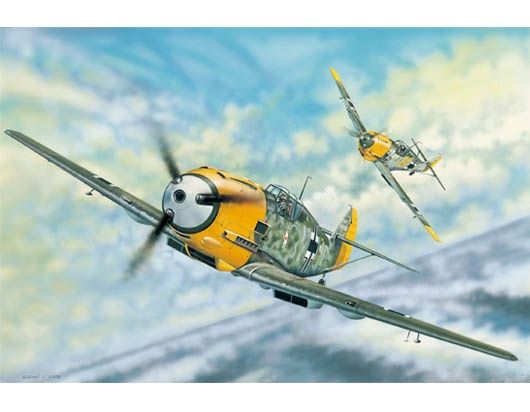 Messerschmitt Bf 109E-3 1/32 #02288 by Trumpeter