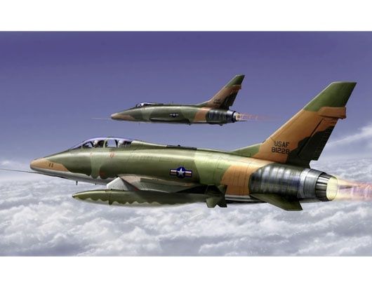 F-100F Super Sabre 1/72 #01650 by Trumpeter