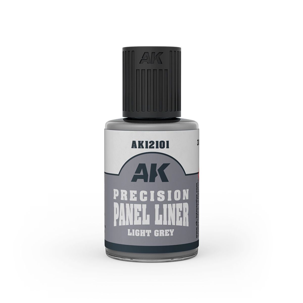 AK Interactive Precision Paneliner - Assorted Colours 30ml, Colour: AK-12101 Light Grey
