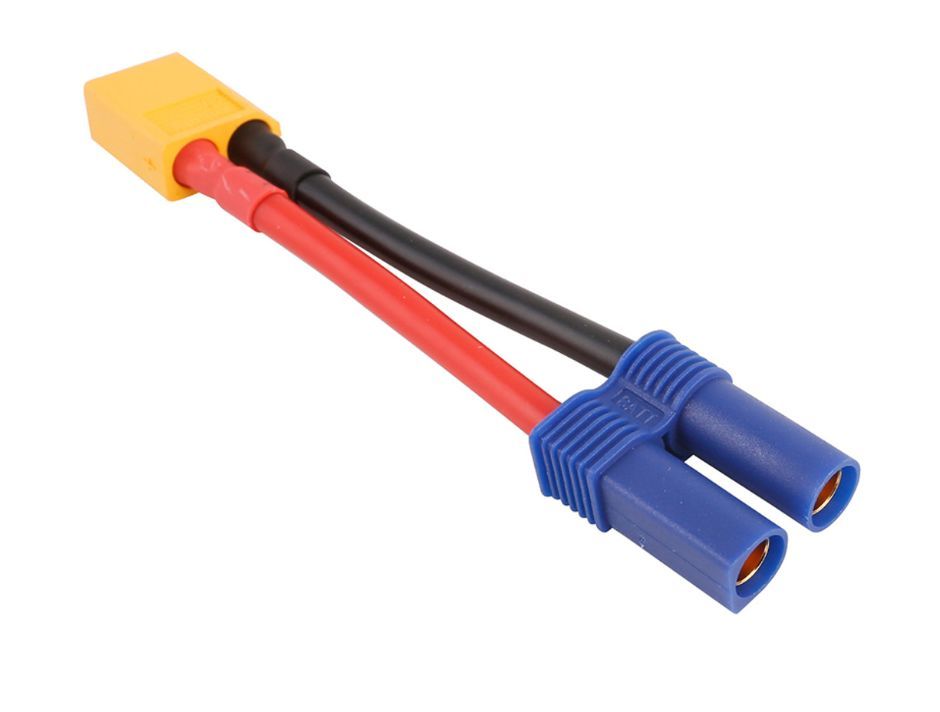 Gens Ace XT60 Male To EC5 Female Adapter Cable - GEAX6M2E5F